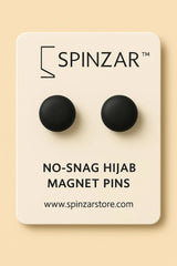 Black Hijab Magnet Pins