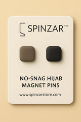 Black-Beige Hijab Magnet Pins