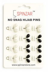 Black-White Hijab Round Pins