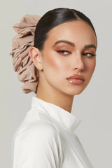 Hijab Scrunchie- Nude