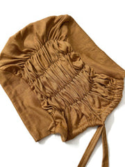 Premium Hijab Cap - Caramel