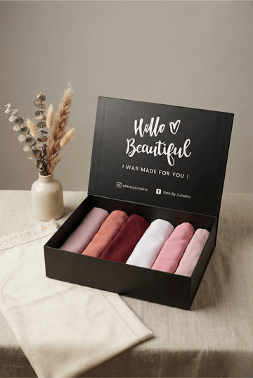 Georgette Hijab Box – Feminine Grace