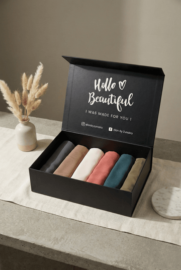 Georgette Hijab Box – Soft Elegance