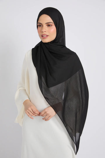 Modal Hijab - Jet Black