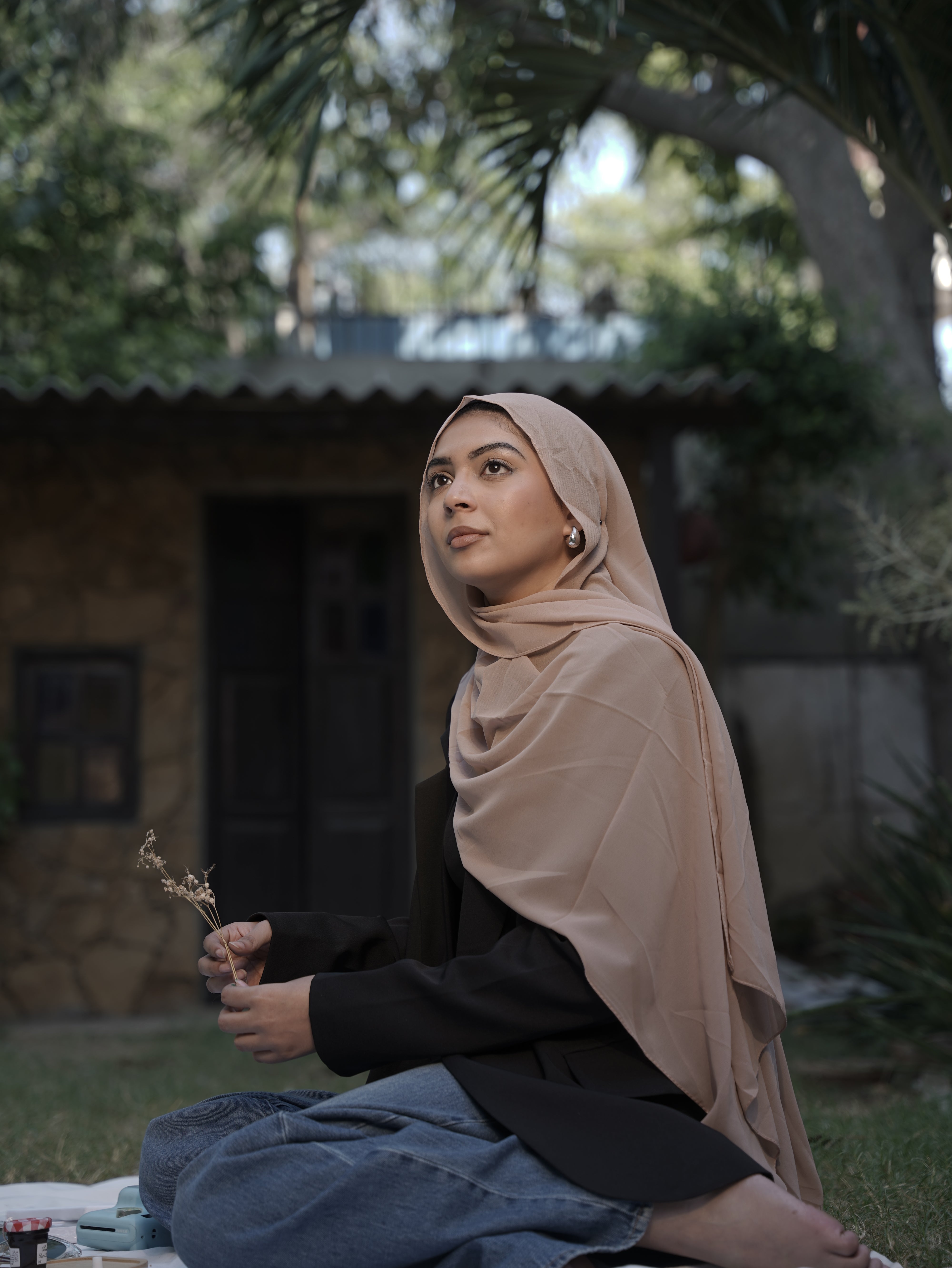 Plain Georgette - Emerald Green