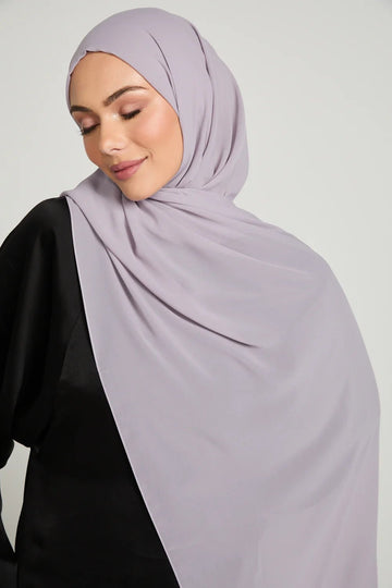 Georgette Hijab - Lavender