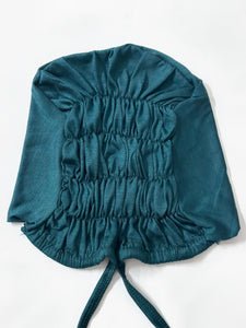 Essential Ruched Hijab Cap - Teal
