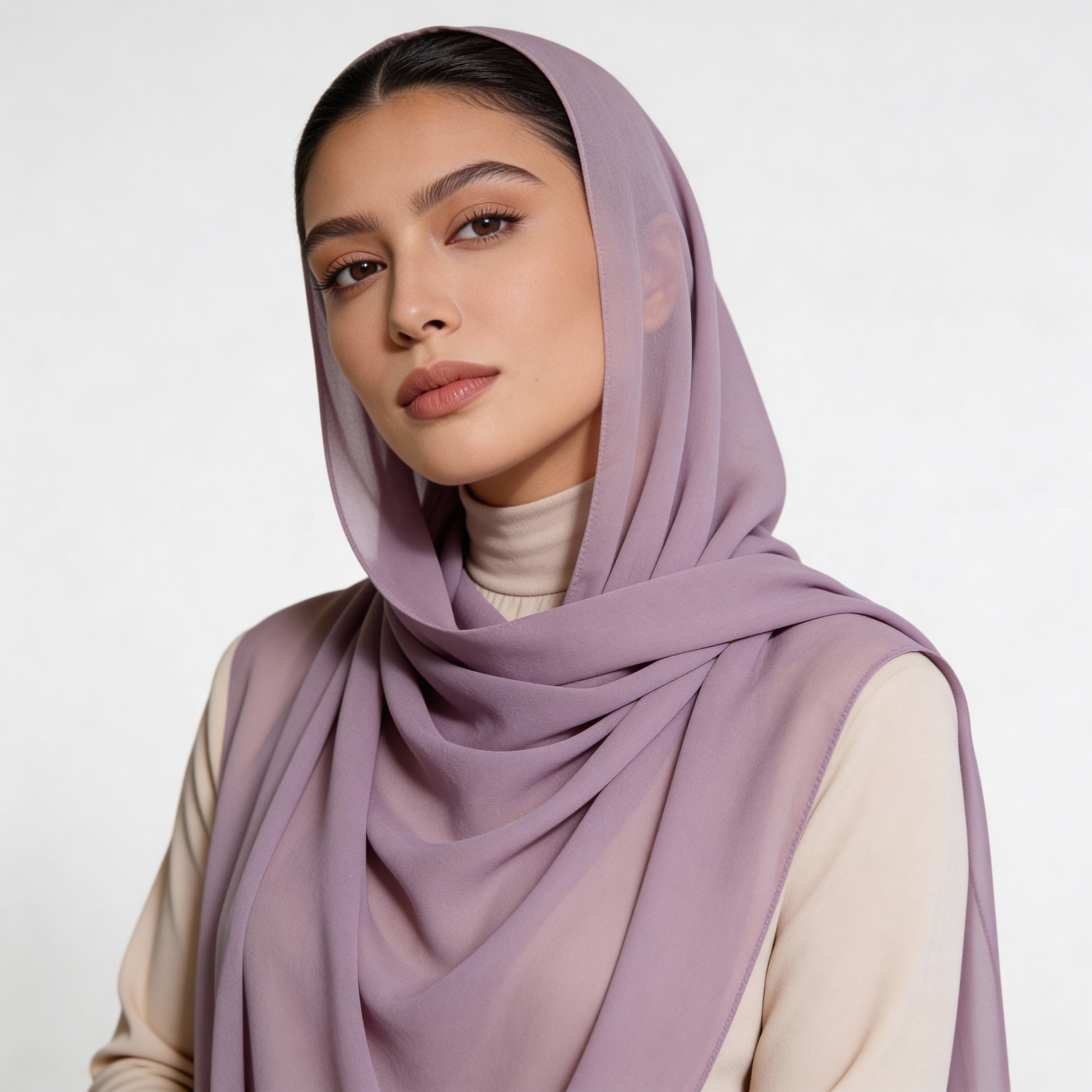 Georgette Hijab - Lilac