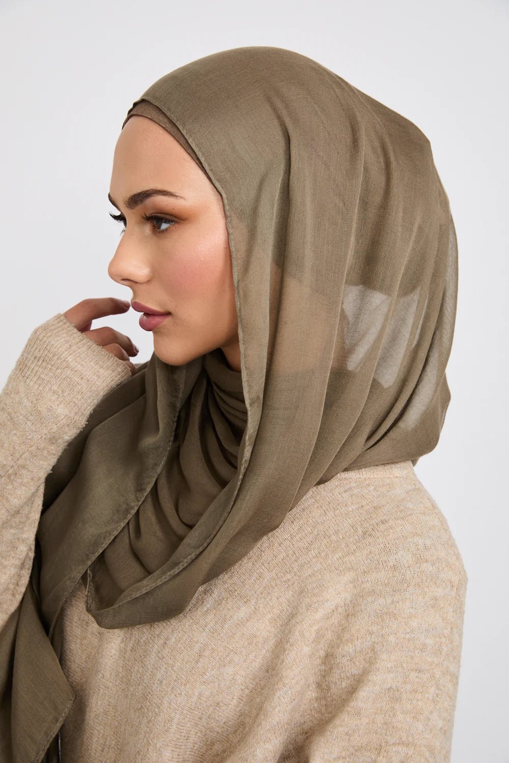 Modal Hijab - Olive Night