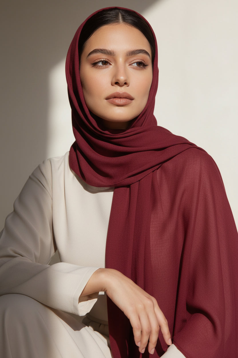 Modal Hijabs - Maroon