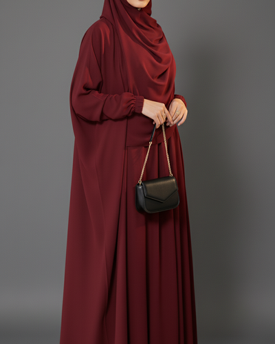 Namaz Gown - Maroon