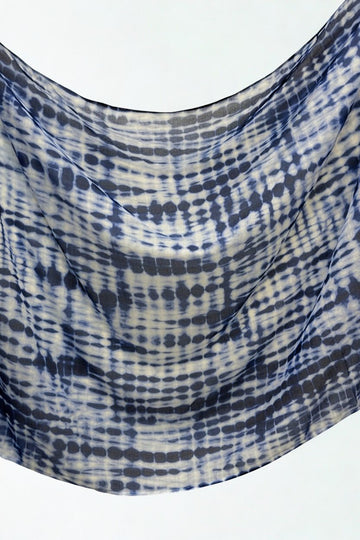 Printed Modal - Midnight Grid