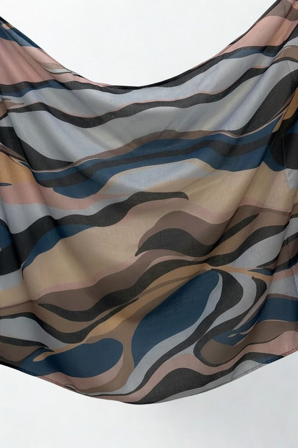 Printed Modal - Oasis Flow