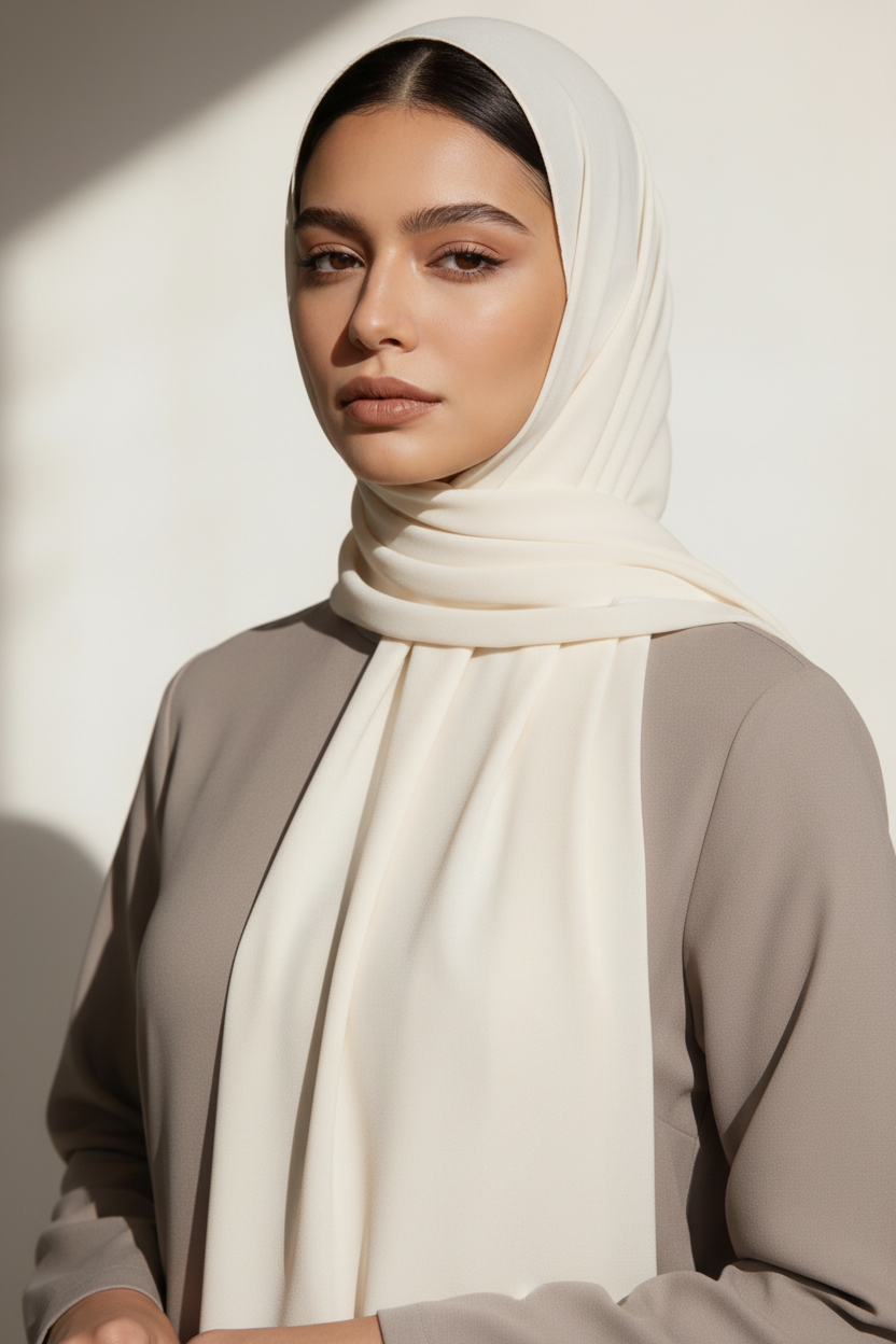 Modal Hijabs - Off-White