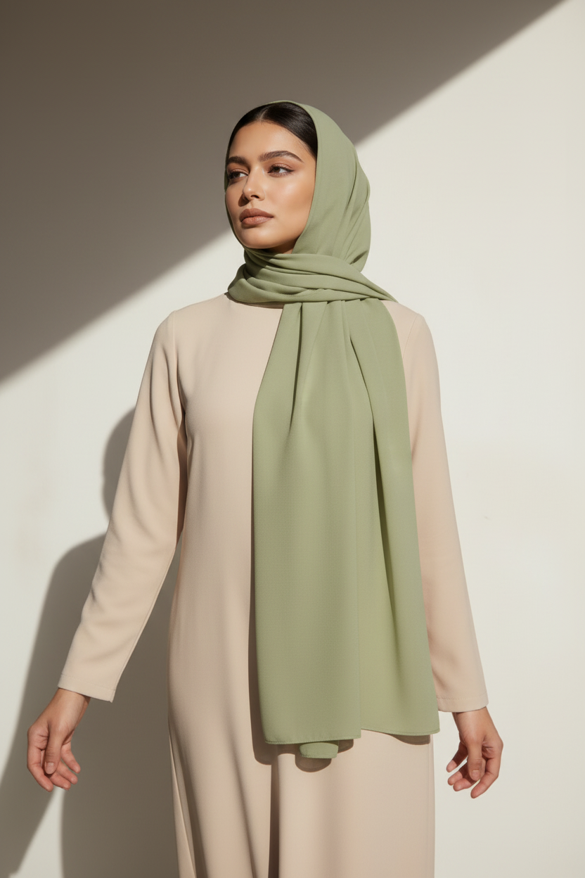 Modal Hijabs - Sage Green