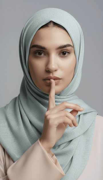 Turkish Lawn Hijab - Silver