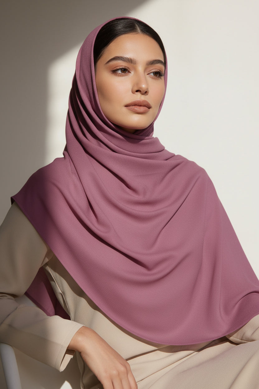 Modal Hijab - Sky Magenta
