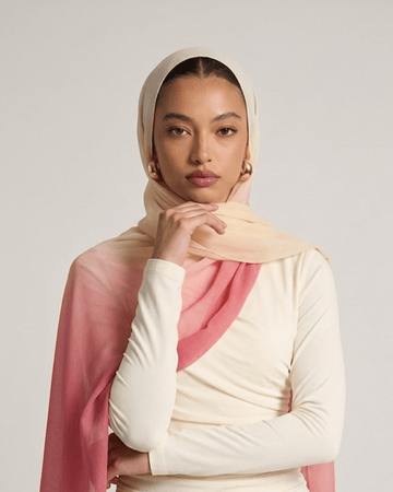 Soft Bloom Wrap - Georgette Hijab