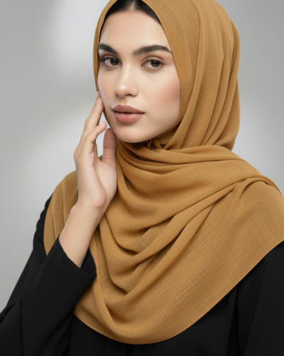 Turkish Lawn Hijab - Squash