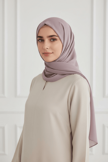 Georgette Hijab - Thistle