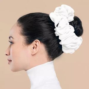 Volume Vibe Scrunchie - White