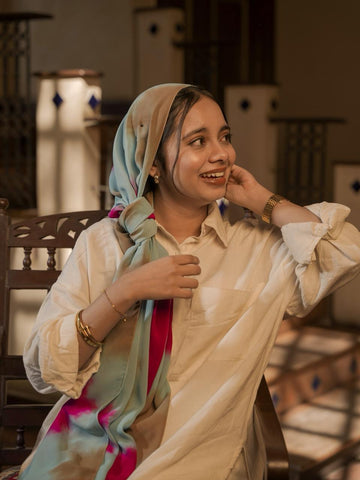 Oasis Bloom - Georgette Hijab