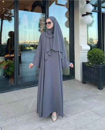 Moonstone Abaya With Hijab