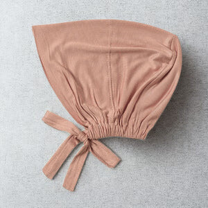 Bamboo Full Coverage Hijab Cap - Apricot