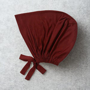 Bamboo Full Coverage Hijab Cap - Burgundy