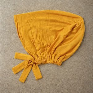 Bamboo Full Coverage Hijab Cap - Mustard