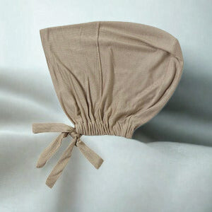 Bamboo Full Coverage Hijab Cap - Peanut