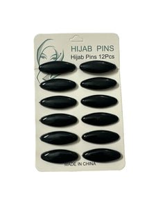 Basic Hijab Pins Black