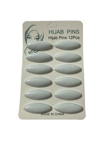 Basic Hijab Pins White