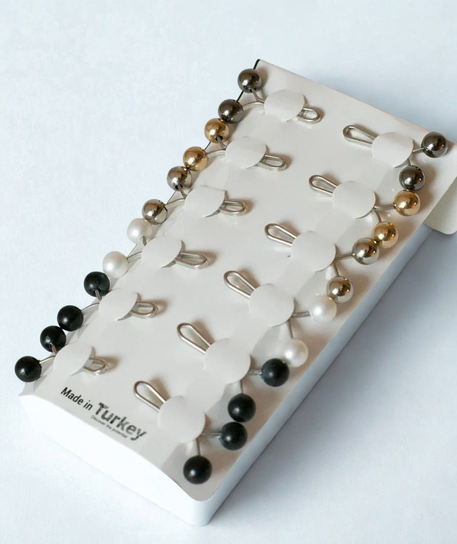 Turkish Hijab Pins - Pack Of 4